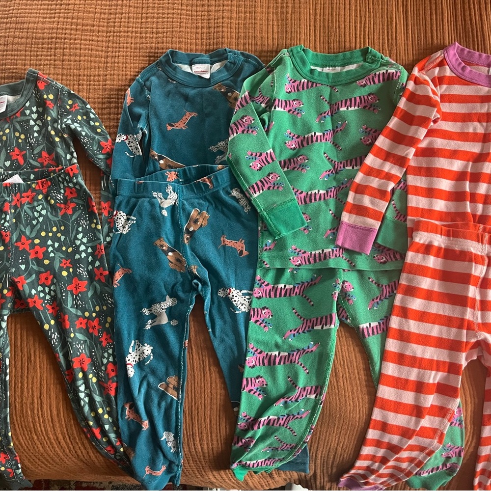 4 Colorful Kids Pajama Set Hanna Andersen US 4t